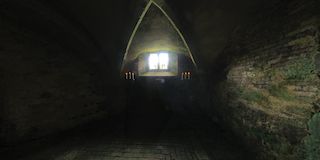 Mottisfont Abbey cellar